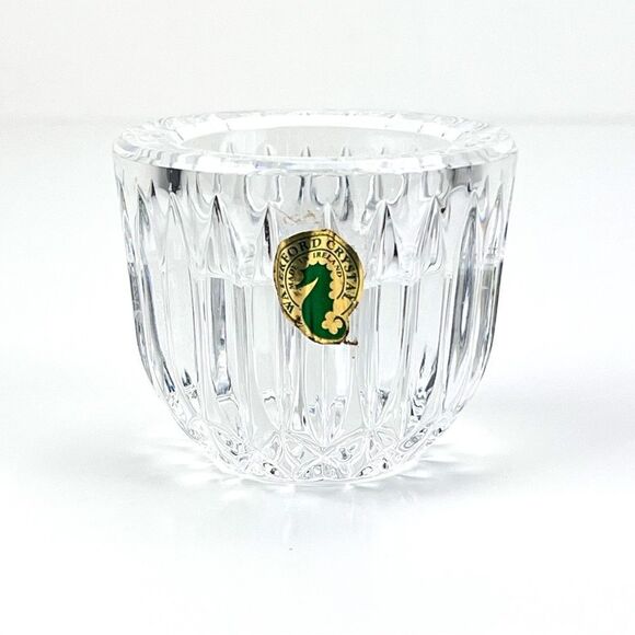WATERFORD CRYSTAL Lead Crystal Anya Votive Tealight Candle Holder - Picture 1 of 9